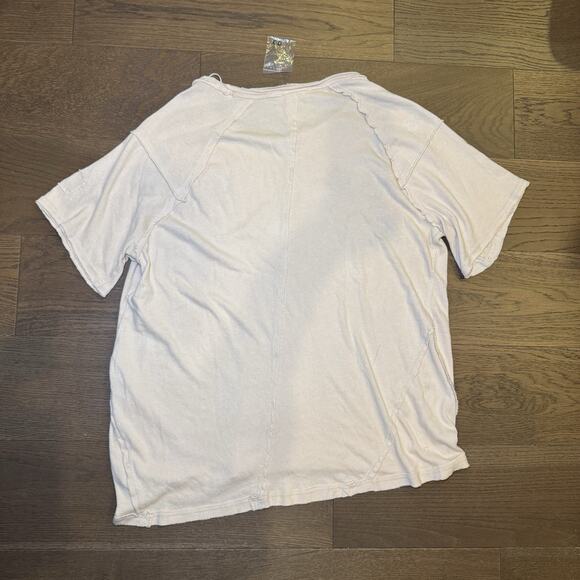 Free People We The Free Harper Tee Shirt Medium NWOT - Picture 3 of 7